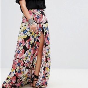 Free People Hot Tropics Maxi Skirt
